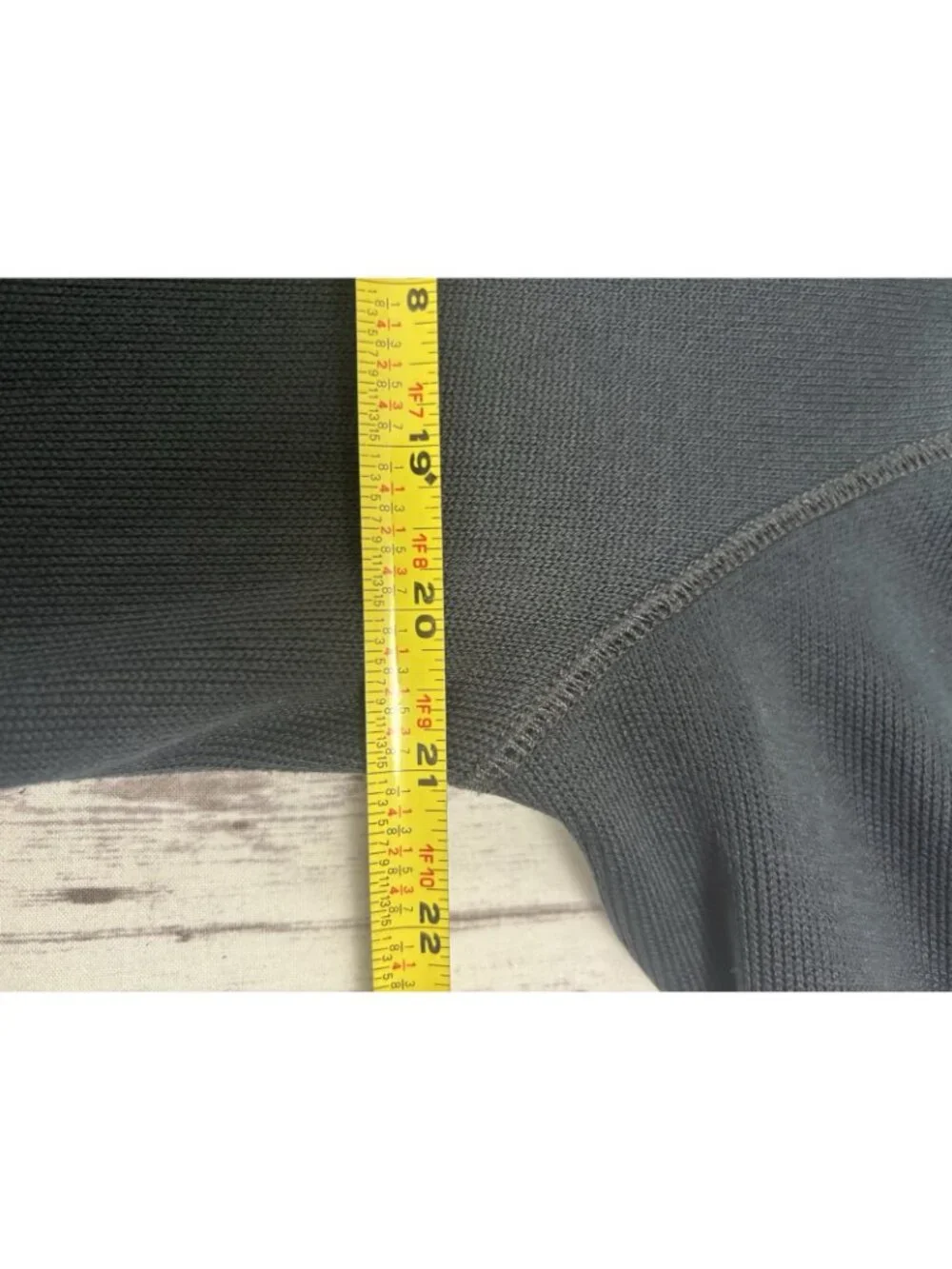 Banana Republic Y2k Thermal Shirt Mens Sz L Henley Knit Pullover Black Crew Neck